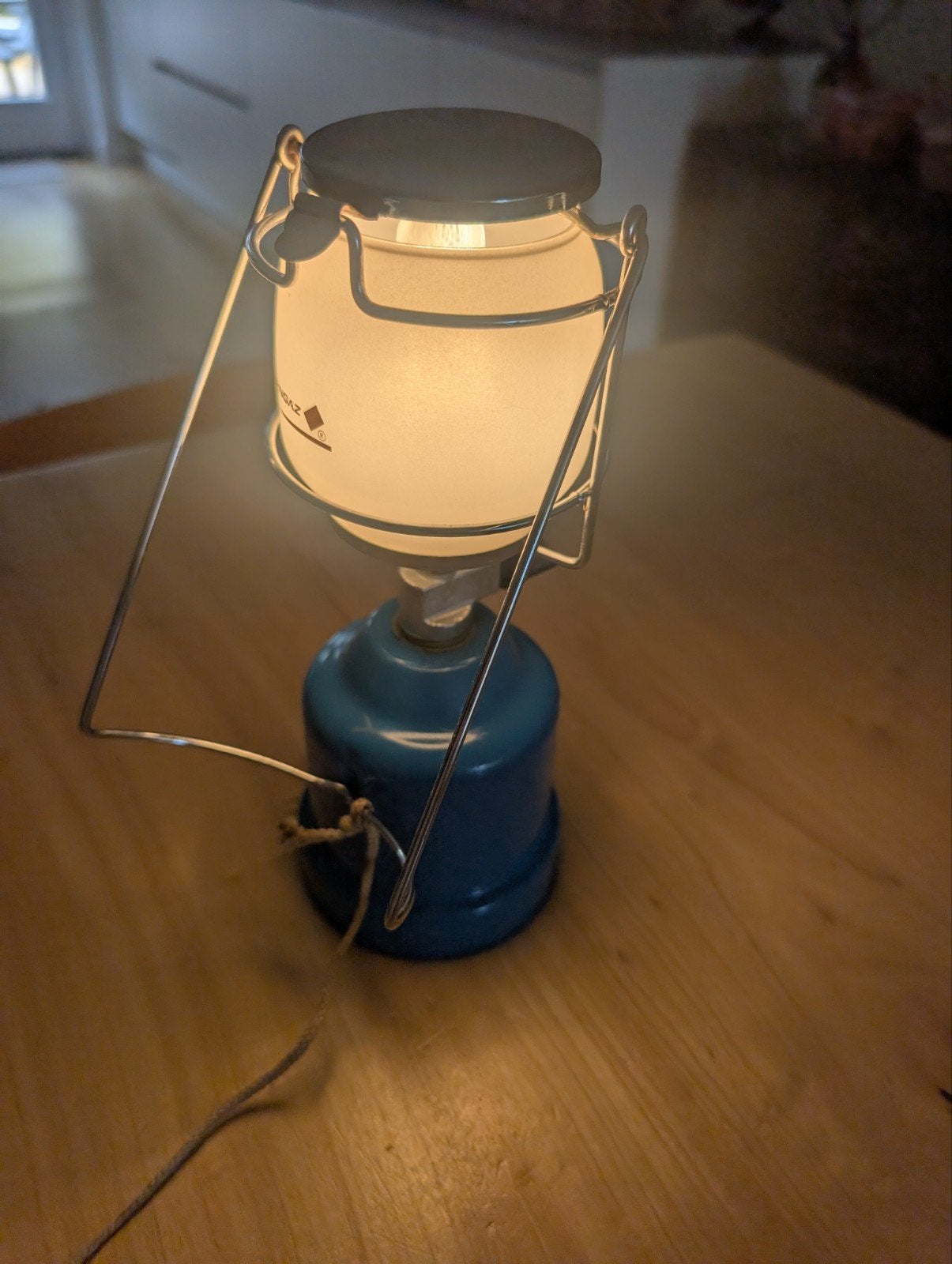 Campingaz gaslamp - Vintage kampeerlamp, Ophalen, Gebruikt