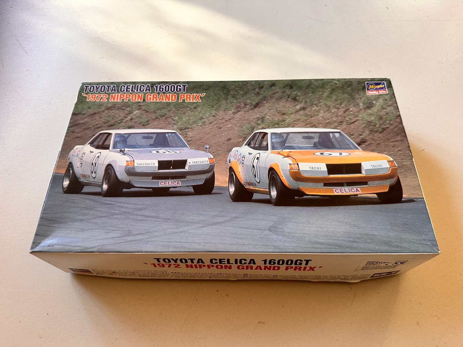 Hasegawa Toyota Celica 1600GT 1972 Nippon Grand Prix 1:24, Overige merken, Auto, Groter dan 1:32, Nieuw