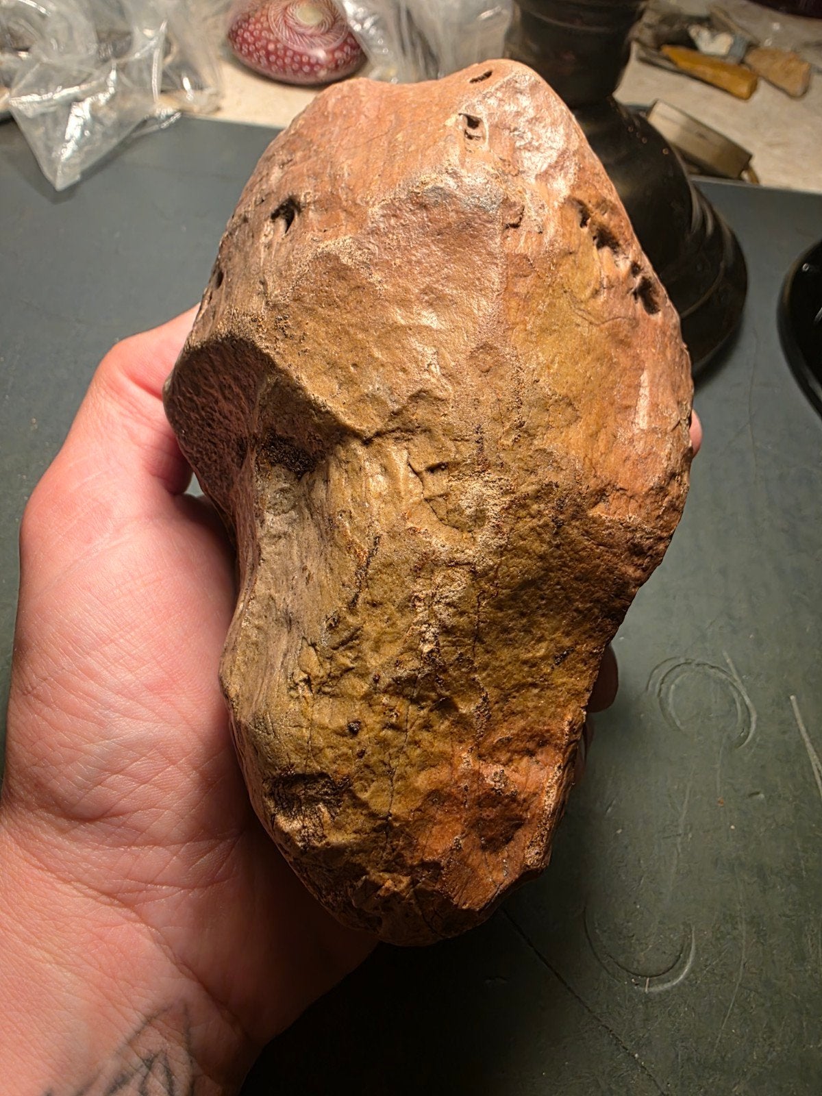 Prehistorische Hamerbijl / Handbijl, Ophalen of Verzenden