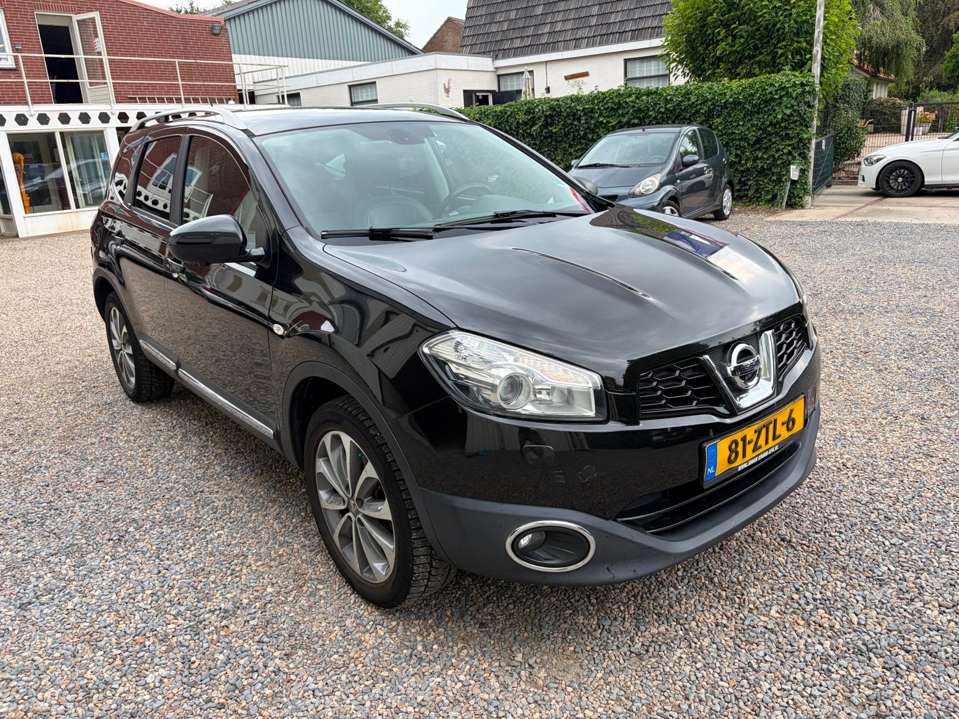 Nissan Qashqai +2 2.0 Connect Edition 4WD 7P Leer, Auto's, Automaat, Euro 5, Gebruikt, Zwart