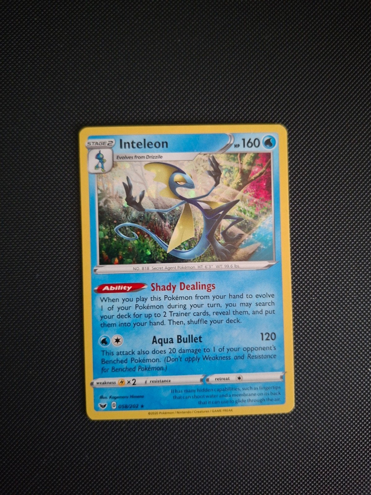 Inteleon Cosmos Holo, Ophalen of Verzenden, Nieuw, Losse kaart, Foil