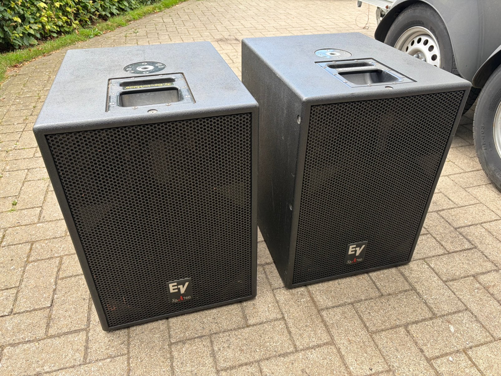 Electro Voice Sba760 subwoofers incl hoezen, Audio, Tv en Foto, Luidsprekers, Ophalen, Gebruikt, Subwoofer, Overige merken