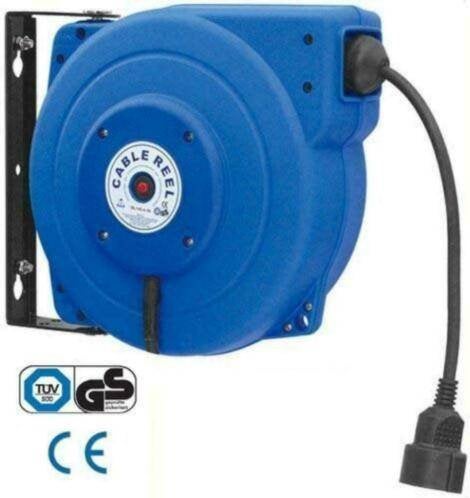 Automatische kabelhaspel 15 meter OP=OP nu € 69, Ophalen of Verzenden, Nieuw, Kabel of Snoer