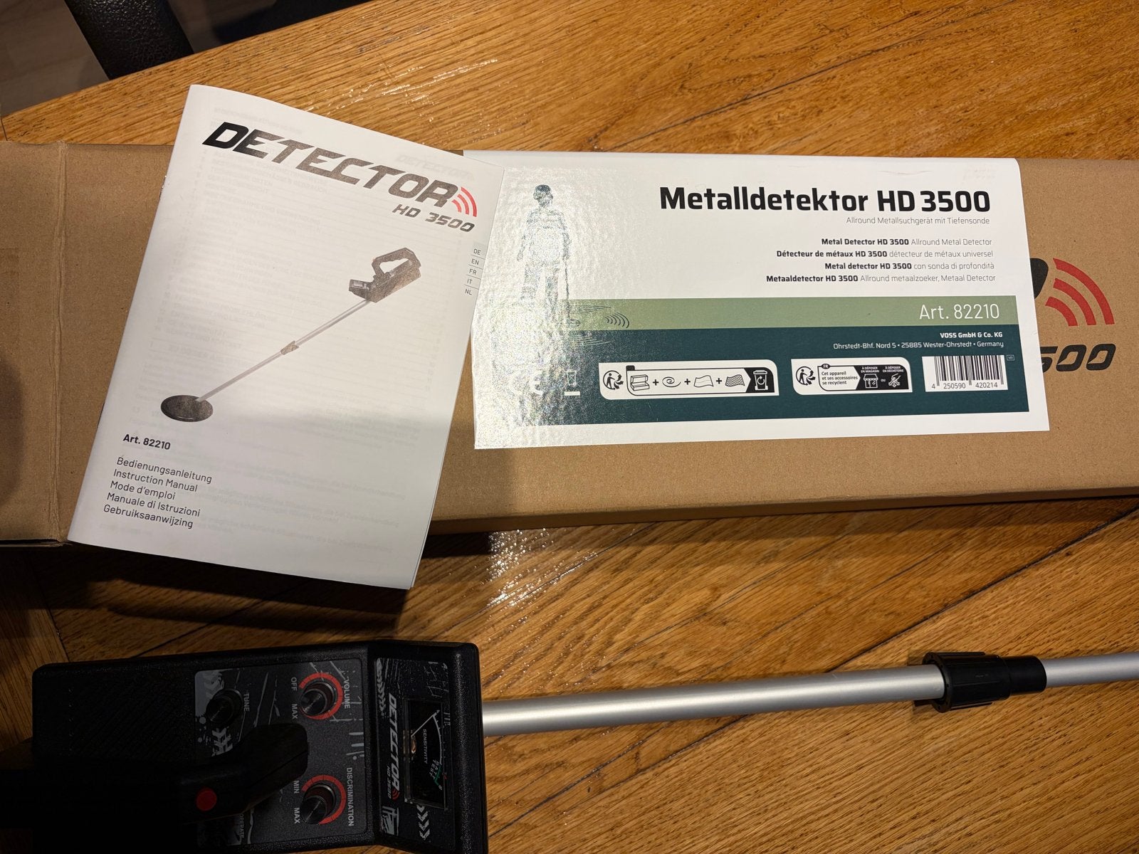 Foto 4 van Metaaldetector HD 3500