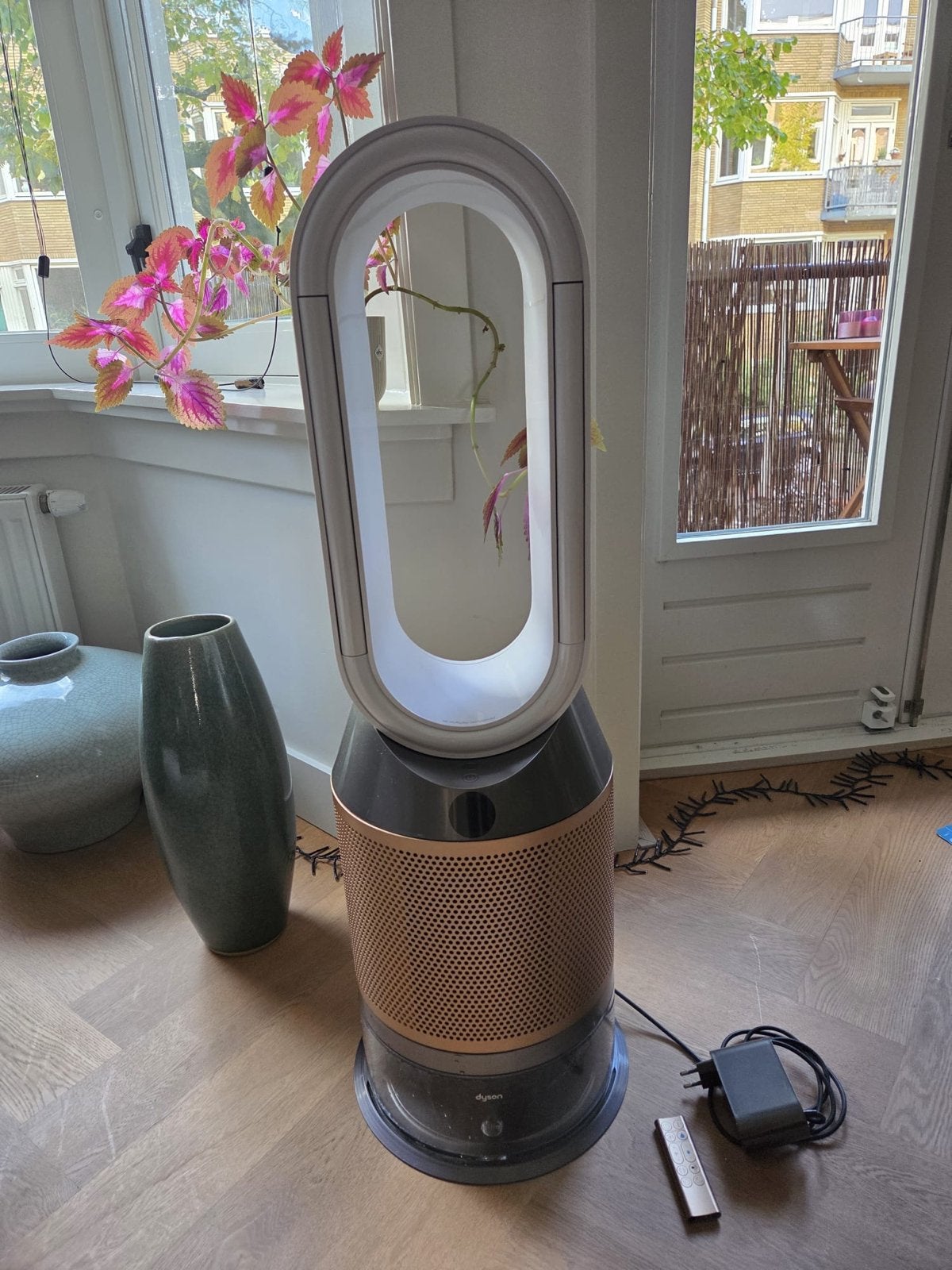 Dyson Pure Hot+Cool Link luchtreiniger ventilator, Ophalen of Verzenden, Ventilator met afstandsbediening, Zo goed als nieuw, Torenventilator