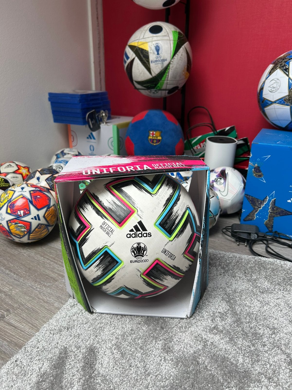 Ek 2020 (2021) official matchball unifornia, Ophalen of Verzenden, Zo goed als nieuw, Bal