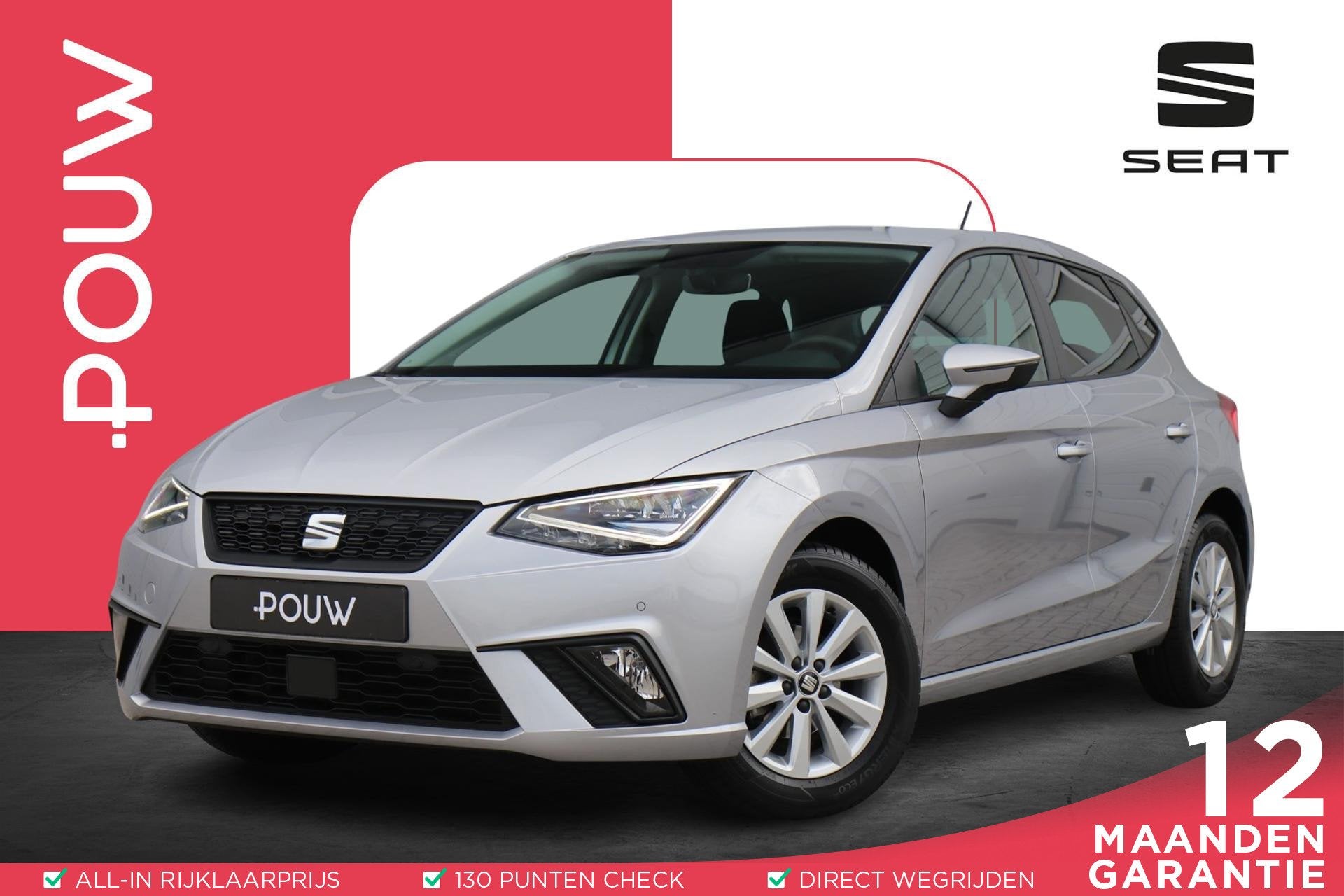 SEAT Ibiza 1.0 TSI 95pk Style Limited Edition | Navigatie |, Auto's, Voorwielaandrijving, 12 maanden, Stof, Euro 6
