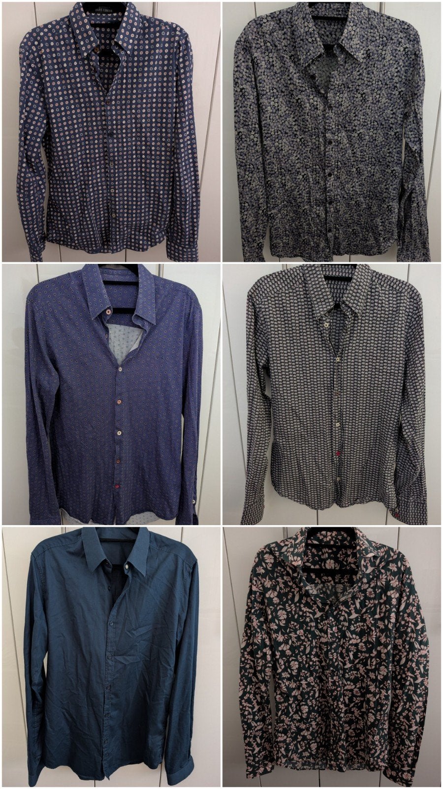 6 Shirts M en L | Hans Ubbink, Ophalen of Verzenden, Gedragen, Meerkleurig, Hans Ubbink
