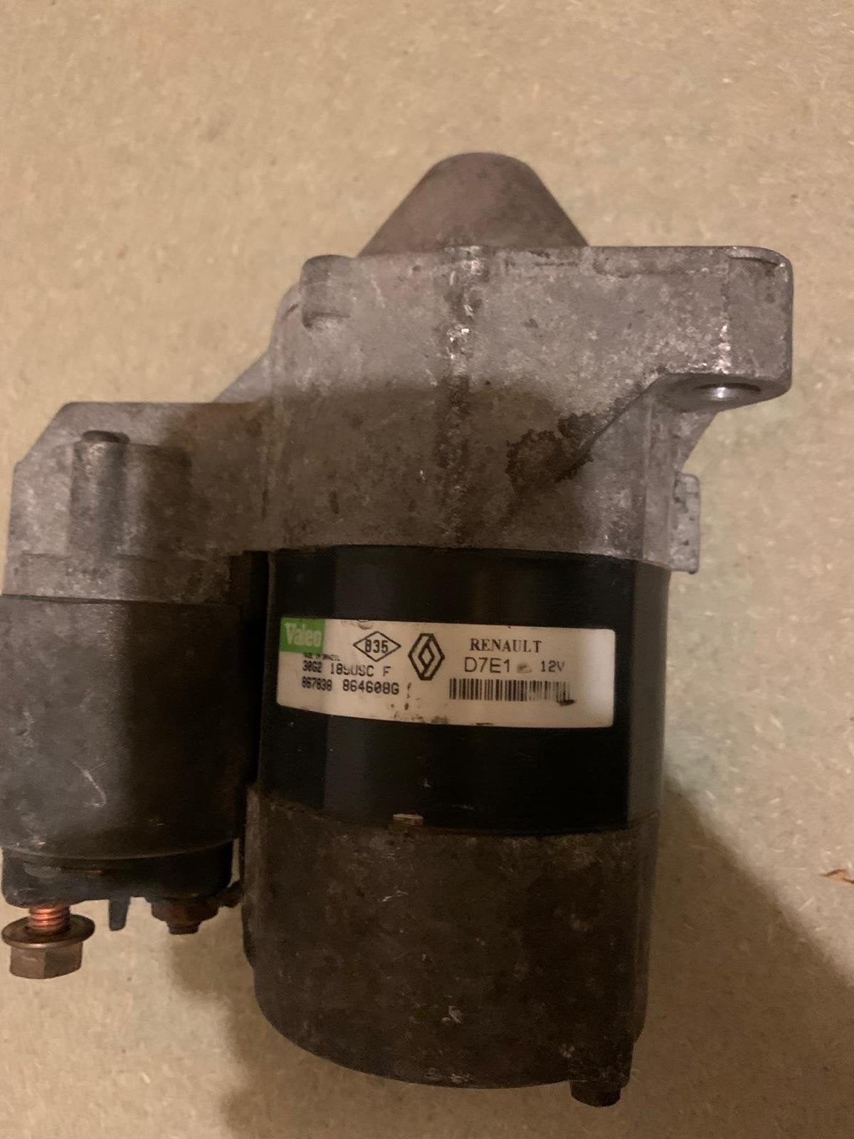 Startmotor Renault D7E1 12V - Valeo 3062 185USC F, Ophalen of Verzenden, Gebruikt, Renault