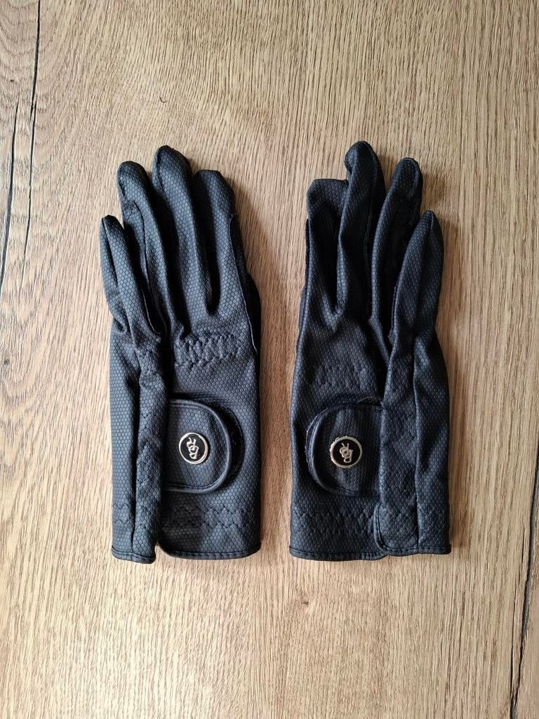 Zwart BR handschoenen, Dieren en Toebehoren, Paardrijkleding, Ophalen of Verzenden, Gebruikt, Dressuur, Overige typen