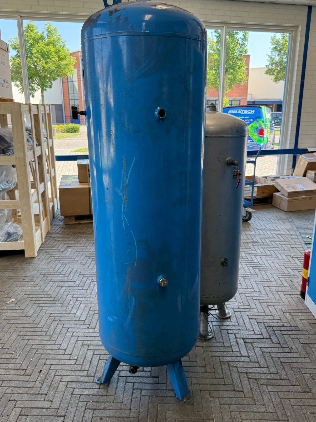 2x luchttank, compressor tank. Creemers en airpress, Ophalen, Creemers, Gebruikt, Dimatech