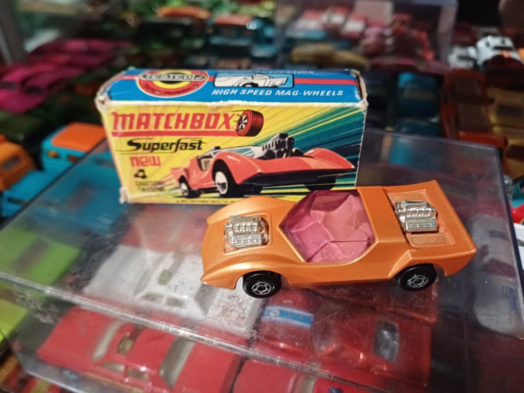 matchbox superfast gruesome twosome als nieuw in doosje 1971, Ophalen of Verzenden, Nieuw, Auto