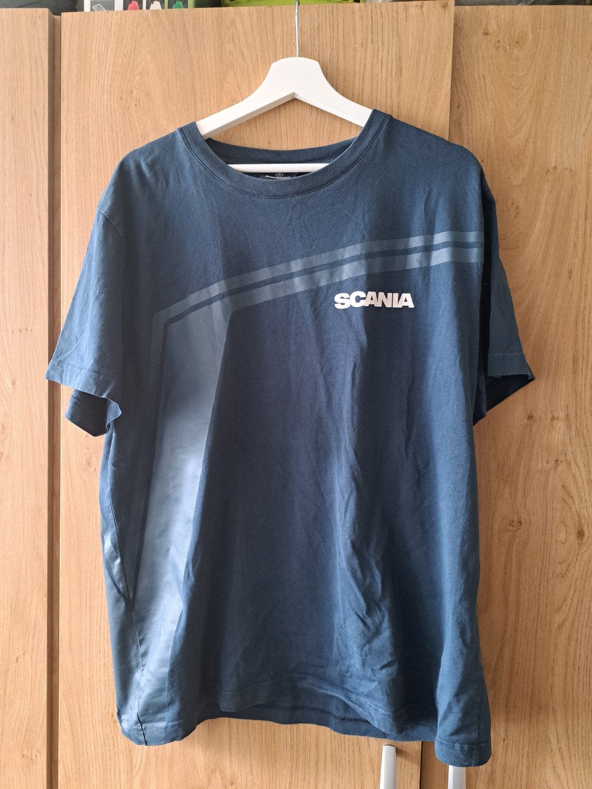 super mooie scania T-shirt maat xxl, Ophalen of Verzenden, Zo goed als nieuw, Overige maten, Blauw