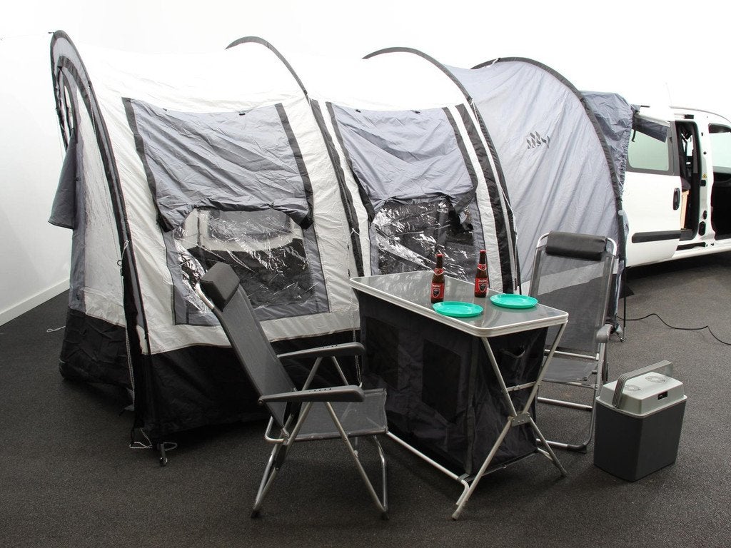 Fiat Doblò Cargo 1.4 Fire L2H1 Maxi SX Mini Camper Zeer com, Auto's, Bestelauto's, Stof, Gebruikt, Euro 6, Wit