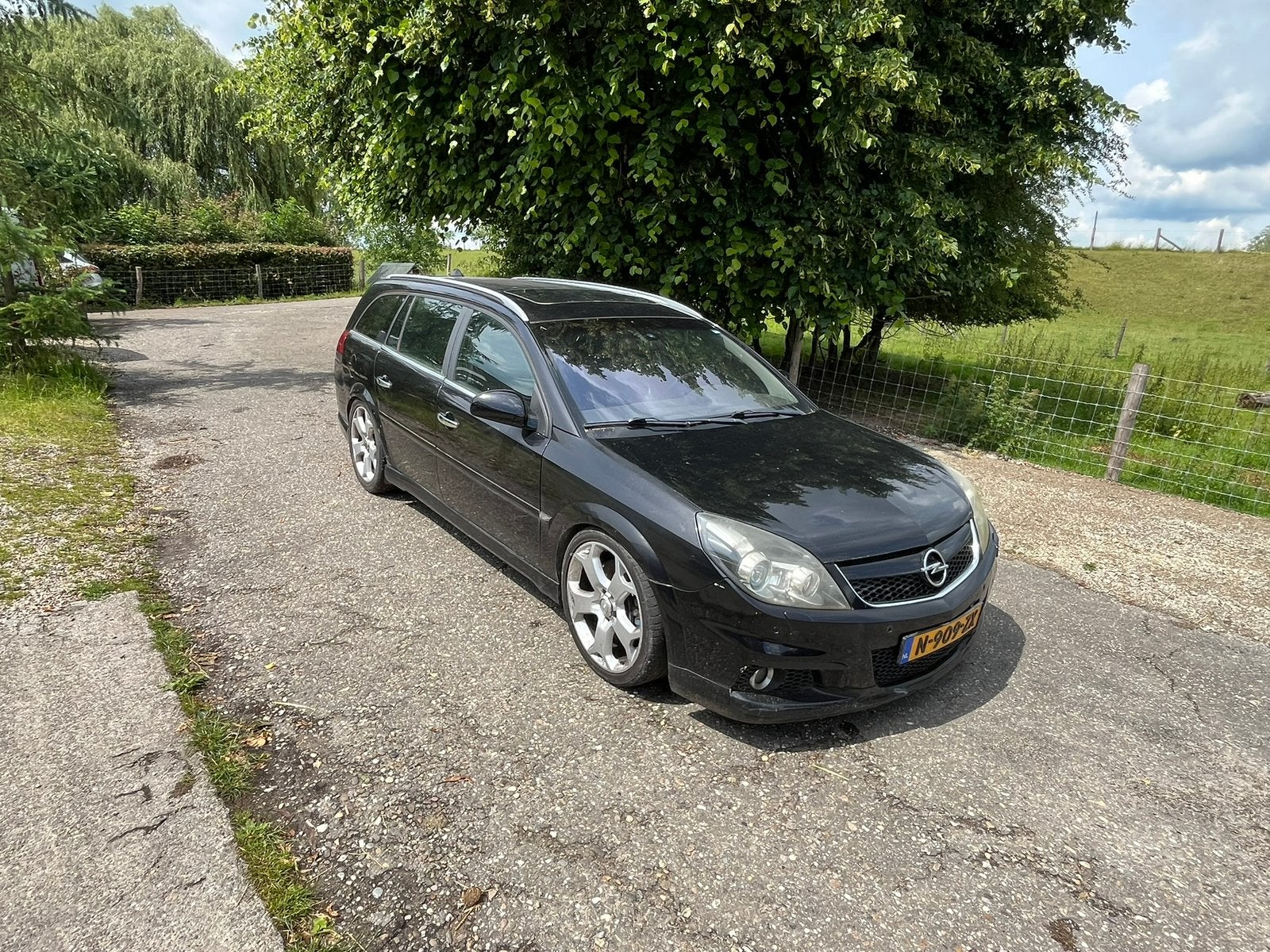 Opel Vectra 2.8 V6 OPC St.wgn 2006 Zwart, Auto's, 1800 kg, 10 km/l, Stationwagon, Handgeschakeld