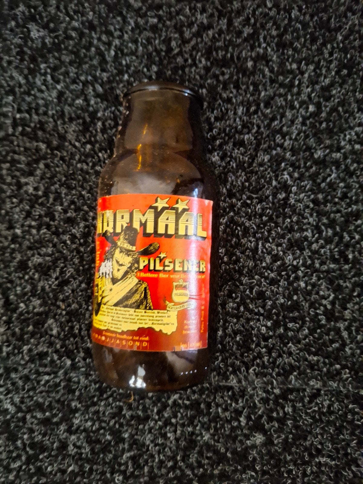 Leeg en vol potje Normaal bier - 40 jaar oud, Verzamelen, Ophalen of Verzenden, Gebruikt, Overige typen, Overige merken