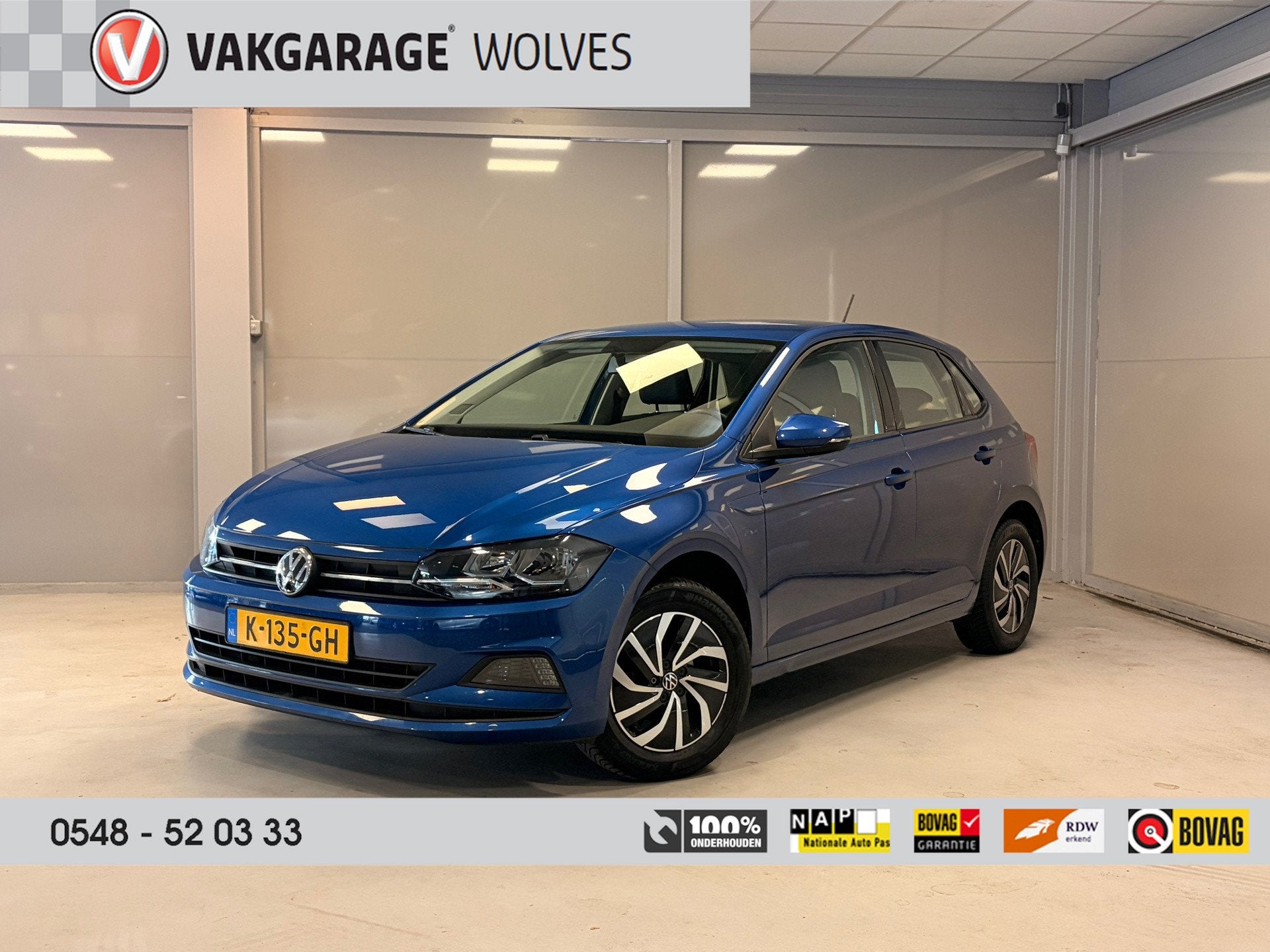 Volkswagen Polo 1.0 TSI Comfortline | NAVI | CRUISE | CAR PL, Auto's, Voorwielaandrijving, Dealer onderhouden, Stof, Gebruikt