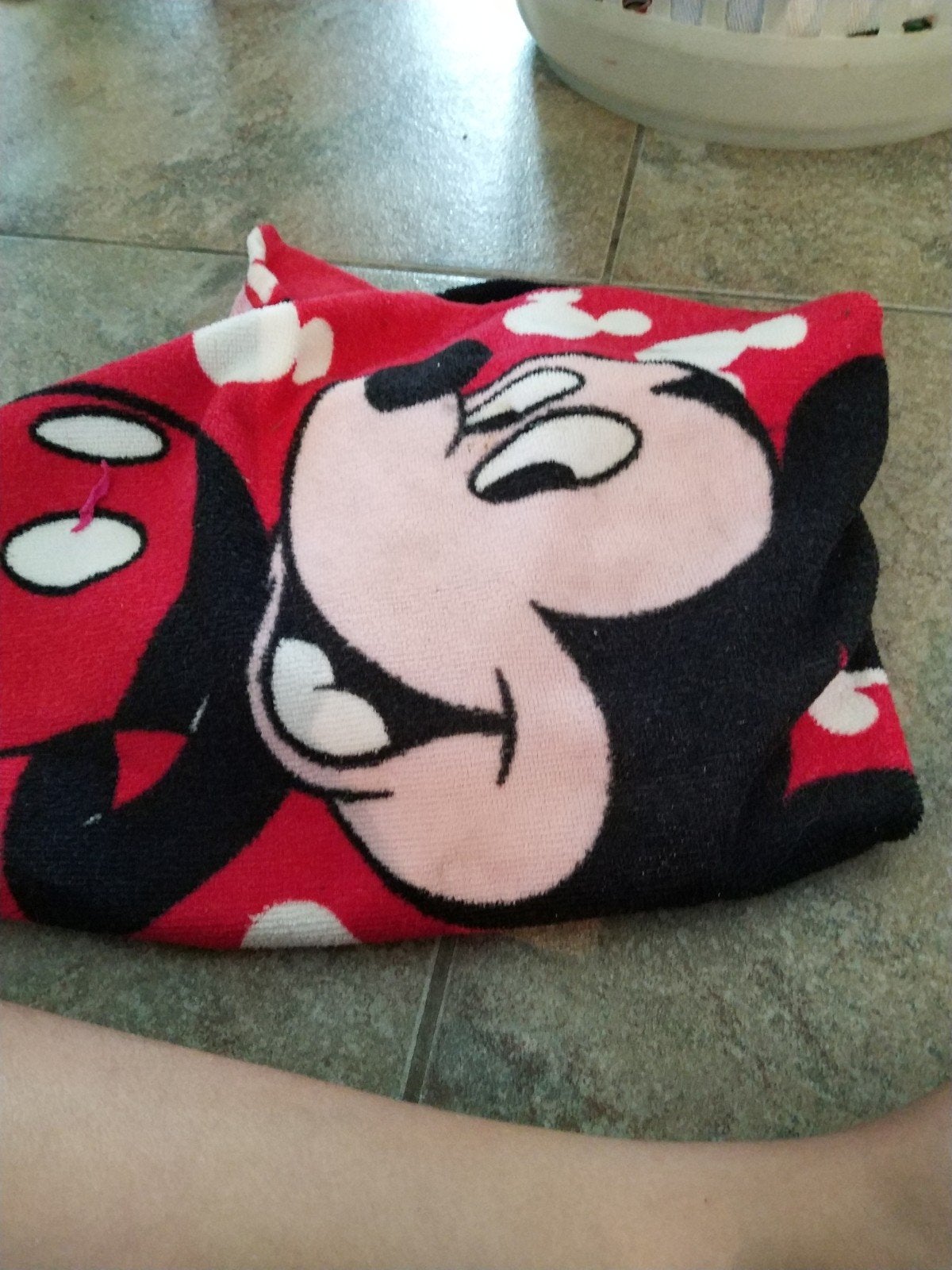 Leuke kinderponcho handdoeken - Mickey Mouse & Zeester, Gebruikt, Meerkleurig, Overige merken, Handdoek