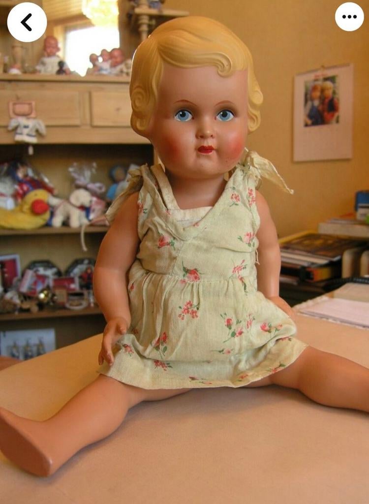 GEZOCHT: Minerva pop ca. 30, 32 of 37 cm, Verzamelen, Poppen, Ophalen of Verzenden, Zo goed als nieuw, Pop