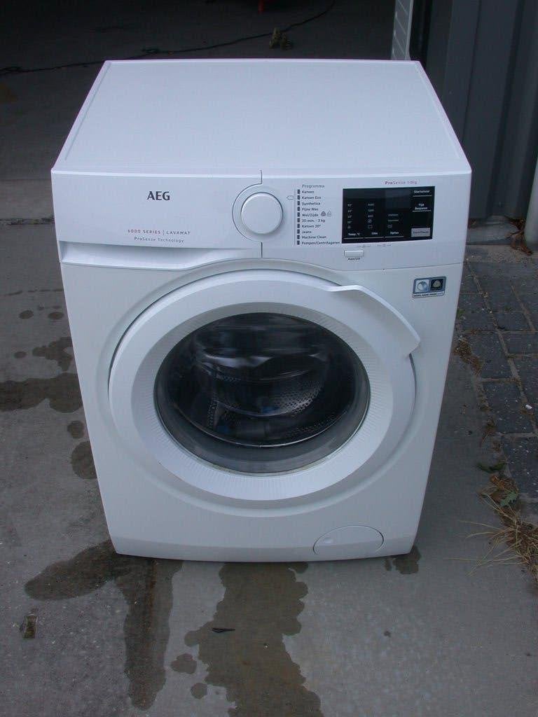 SA5) Zgoh AEG wasmachine, 8kg/1400T, A+++, 3mnd garantie, Ophalen, 1200 tot 1600 toeren, Gebruikt, 8 tot 10 kg