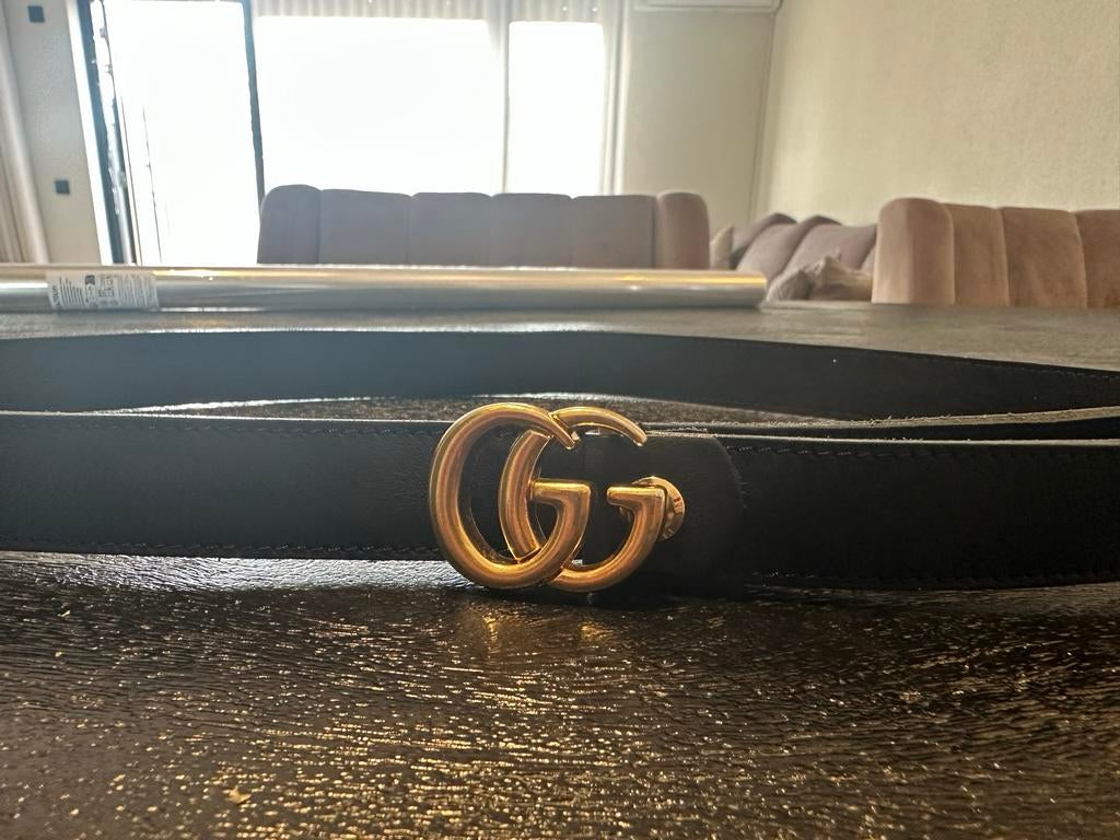 Gucci riem maat 105, Ophalen, Heupriem, Zo goed als nieuw, 3 tot 5 cm