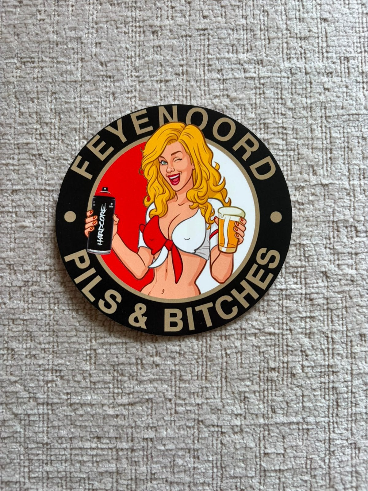 Feyenoord sticker, Ophalen of Verzenden, Zo goed als nieuw, Sport