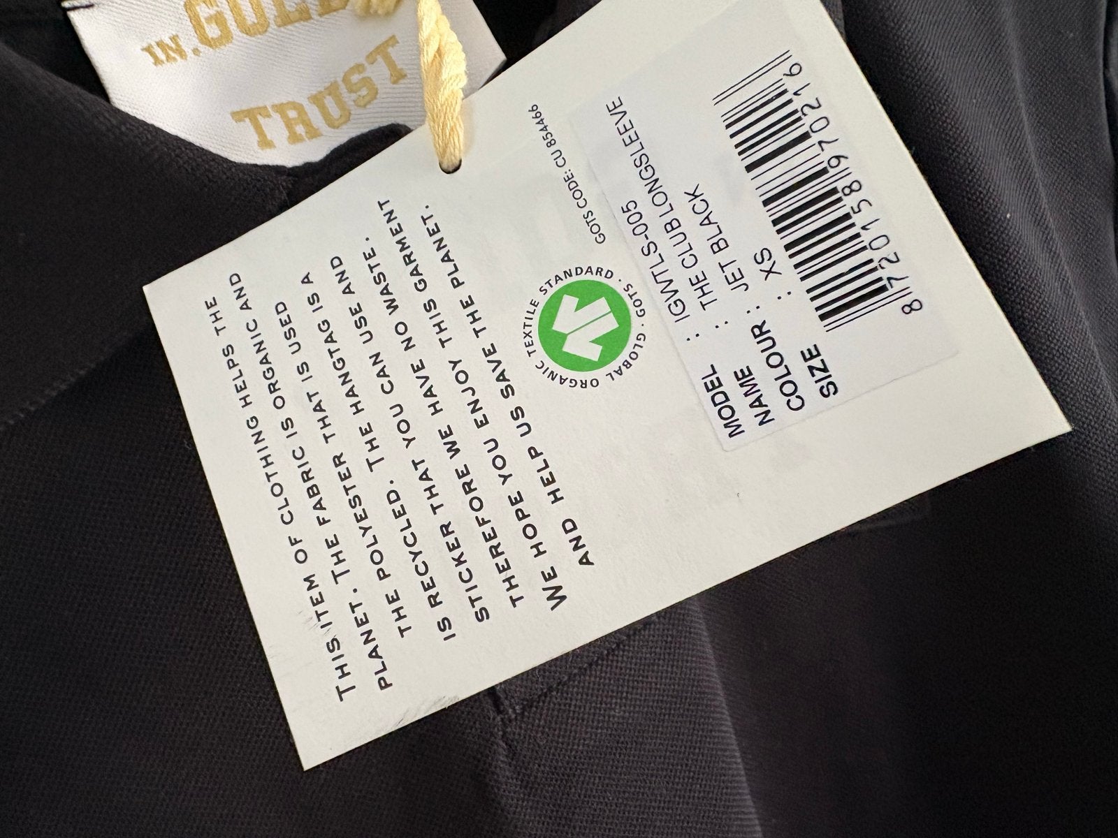 In Gold We Trust The Club Longsleeve Polo - Zwart - XS, Gold, Zwart, Gikd, Nieuw