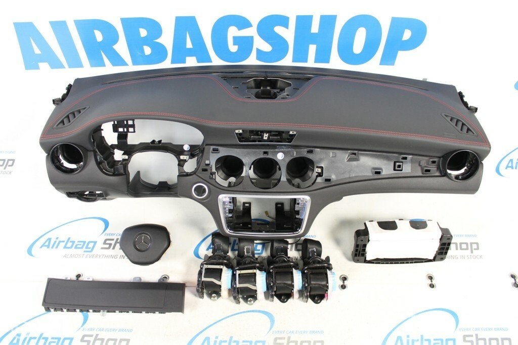 Airbag set - Dashboard AMG leer Mercedes CLA Klasse 2013-...