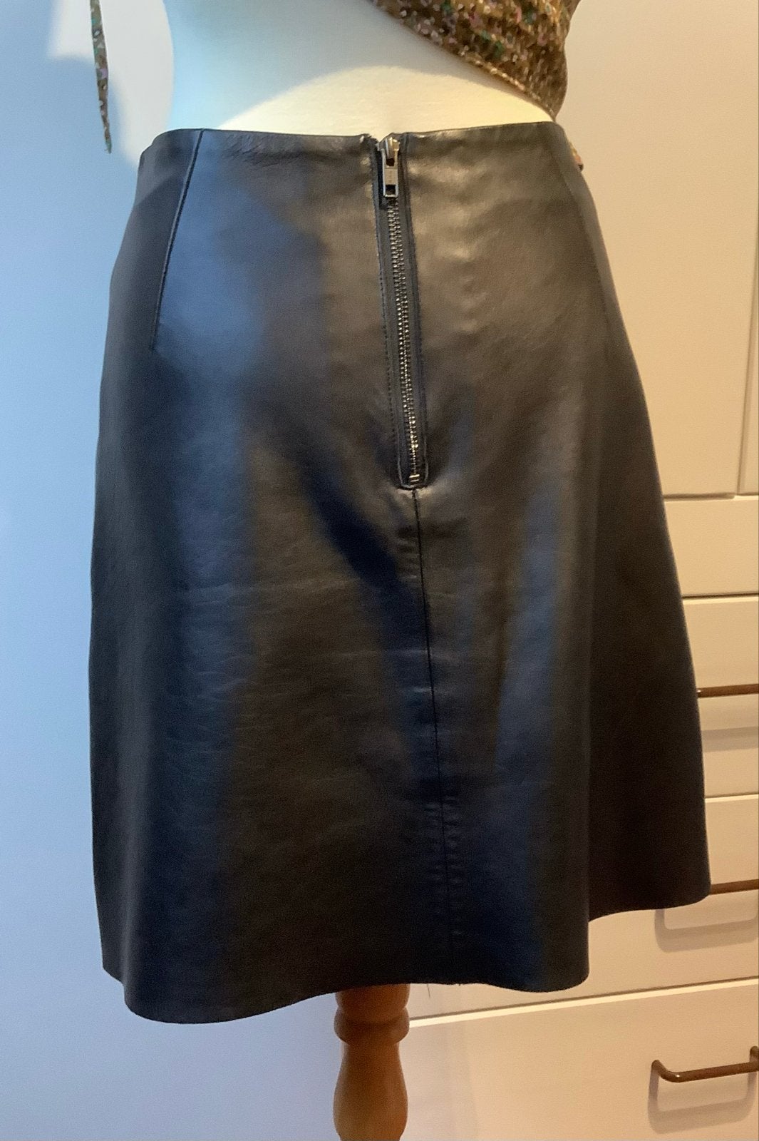 Stijlvolle Sissy-Boy Leren Rok Maat S, Kleding | Dames, Zwart, Ophalen of Verzenden, Zo goed als nieuw, Knielengte