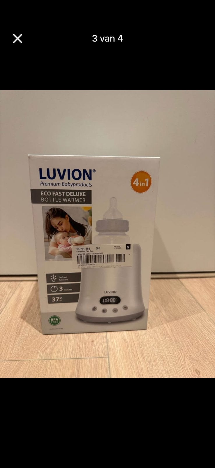Flessenwarmer luvion eco deluxe, Kinderen en Baby's, Babyvoeding en Toebehoren, Ophalen of Verzenden, Gebruikt, Flessen- of potjesverwarmer
