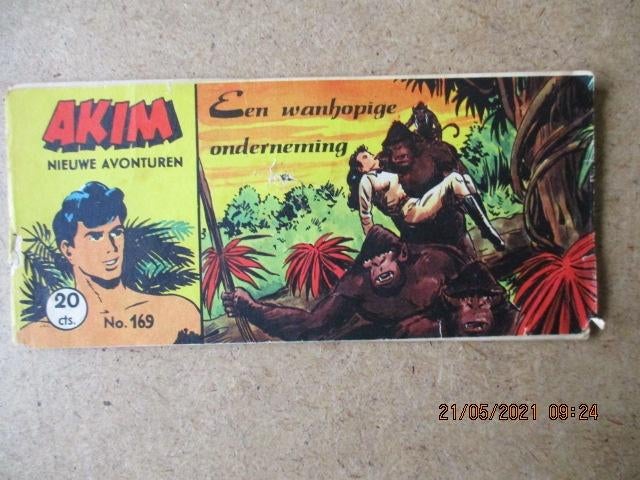 adv2447 akim 169, Boeken, Eén stripboek, Ophalen, Gelezen