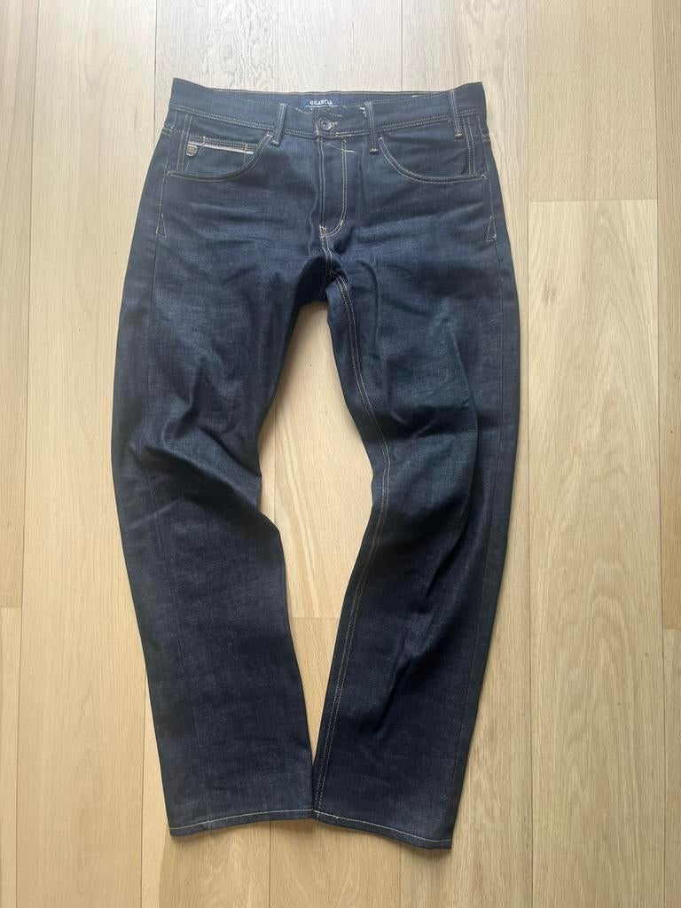 Jeans Garcia ciro 650 relaxed selvedge limited edition 34/34, Kleding | Heren, Spijkerbroeken en Jeans, Ophalen of Verzenden, Zo goed als nieuw