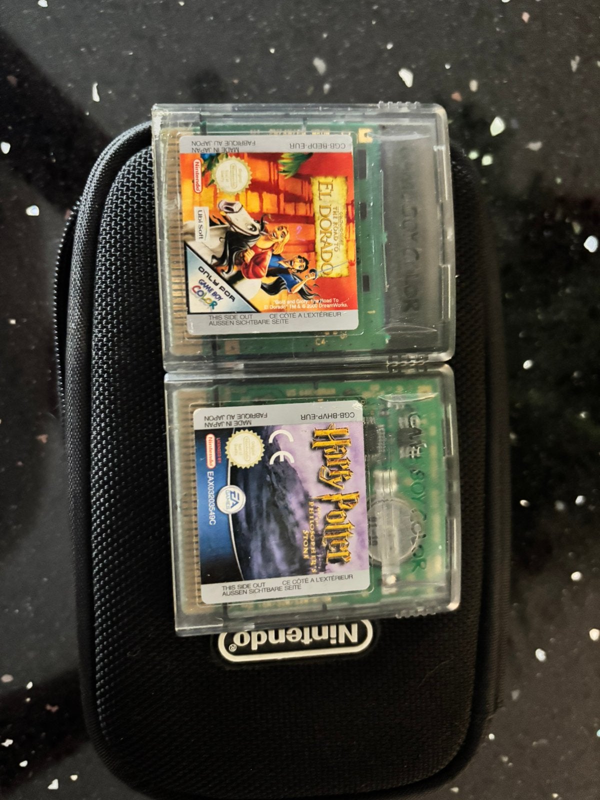 2 gameboy spellen + gameboy hoes, Ophalen of Verzenden, Zo goed als nieuw, Game Boy Color
