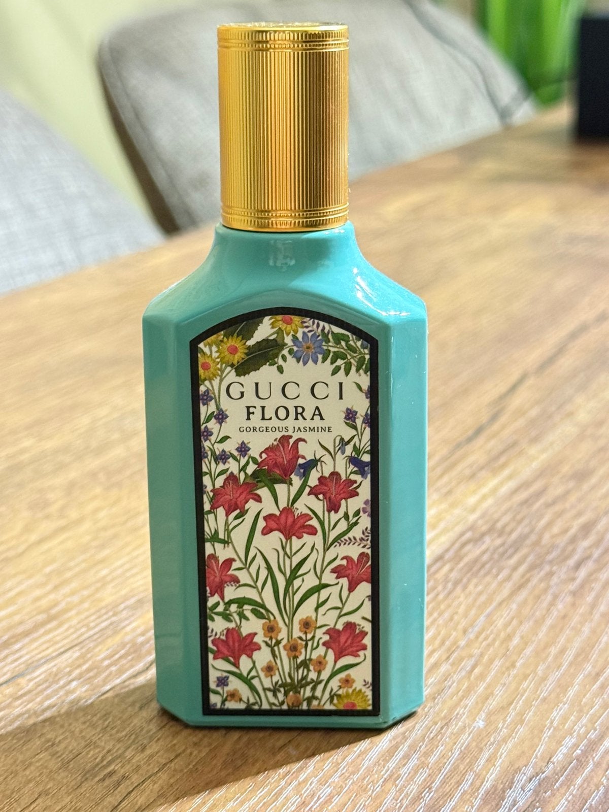 Gucci flora gorgeous jasmine -50 ml, Ophalen of Verzenden, Gebruikt, Parfumfles