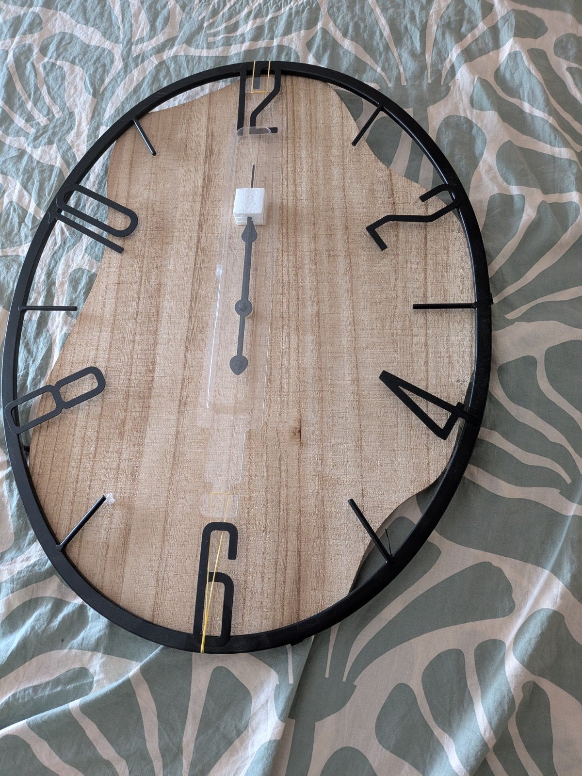 wandklok, Wandklok, Nieuw, Ophalen of Verzenden, Industrieel
