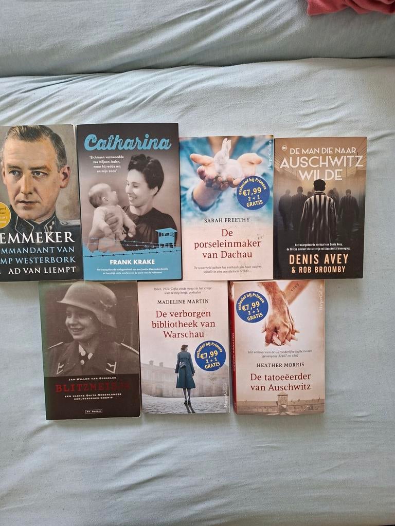 6 Boeken over de 2e Wereldoorlog, Ophalen of Verzenden