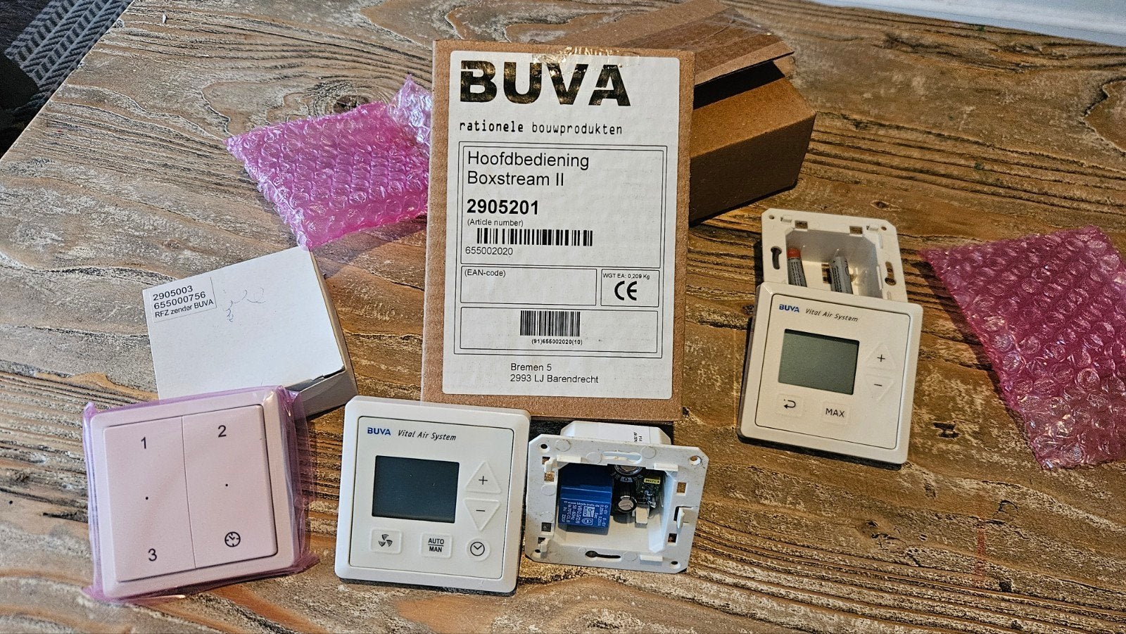 Buva hoofdbediening en twee draadloze bedieningen., Ophalen of Verzenden, Afzuiger