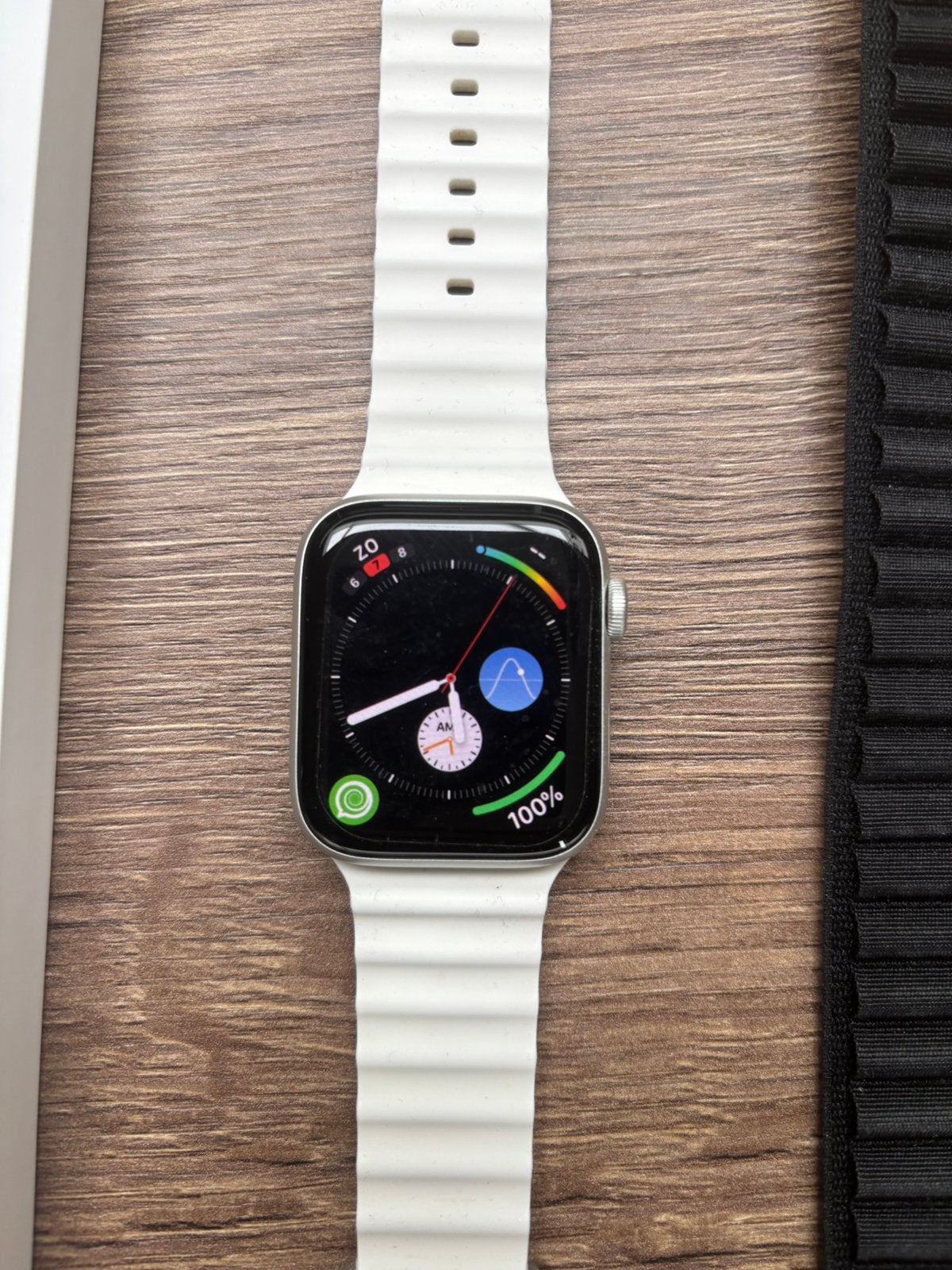 Apple Iwatch se 44mm, Sieraden, Tassen en Uiterlijk, Ophalen of Verzenden, Zo goed als nieuw, Zwart, IOS