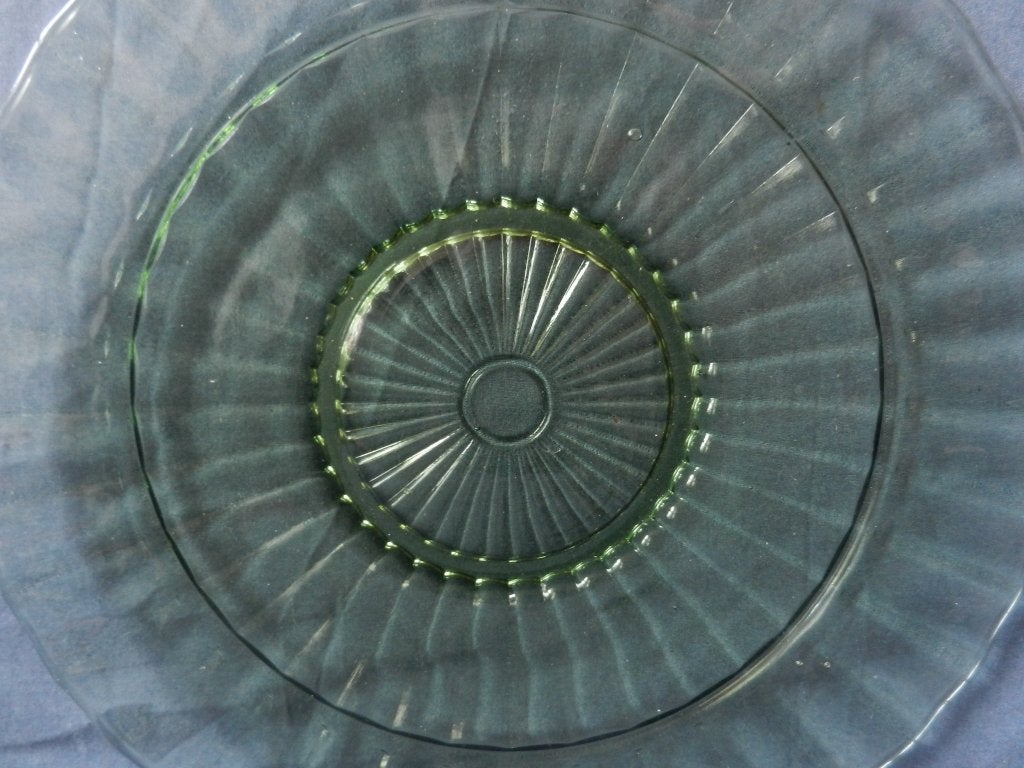 Copier Leerdam groen glazen schaal servies Neerlandia d. 30, Antiek en Kunst, Antiek | Glas en Kristal, Ophalen of Verzenden