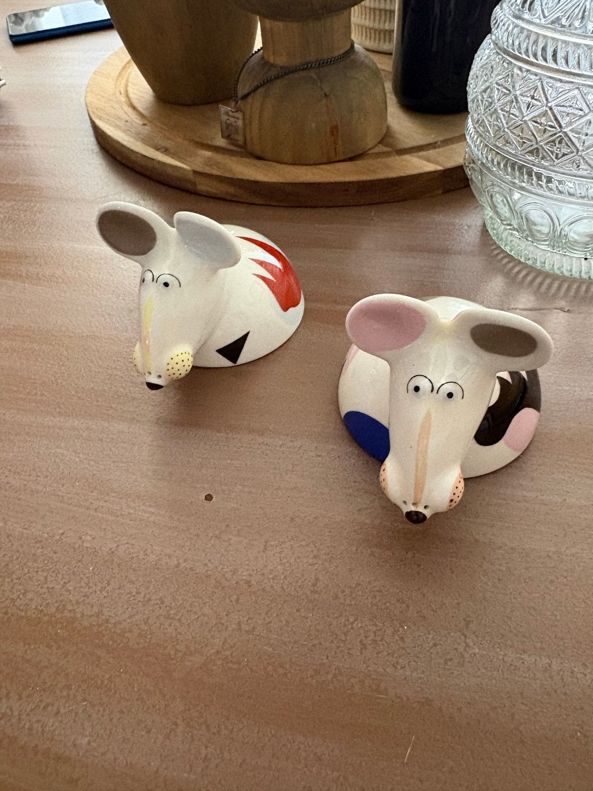 Villeroy & Boch 'Animal Park' Zout- en Pepervaatjes, Overige typen, Ophalen of Verzenden, Zo goed als nieuw, Steen/keramiek