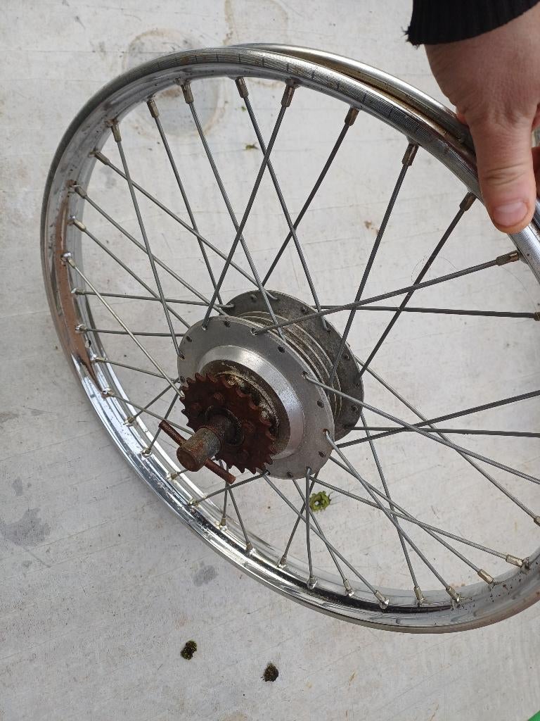 achter wiel gebruikt met leleu remanker plaat, Ophalen, Gebruikt, Overige typen, Overige merken