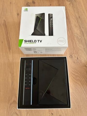 NVIDIA Shield TV Pro 4K HDR Streaming Mediaspeler, Audio, Tv en Foto, Mediaspelers, Ophalen of Verzenden, Zo goed als nieuw, HDMI