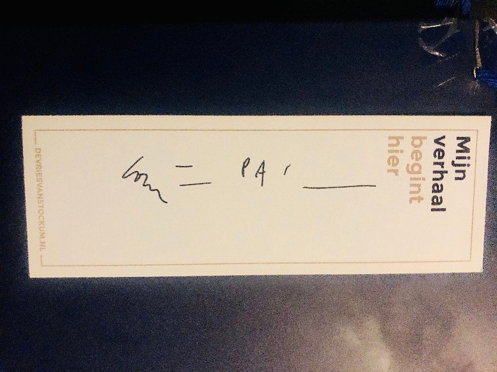 Gesigneerd door Connie Palmen. boekenlegger, Verzamelen, Ophalen of Verzenden, Nieuw, Tekst