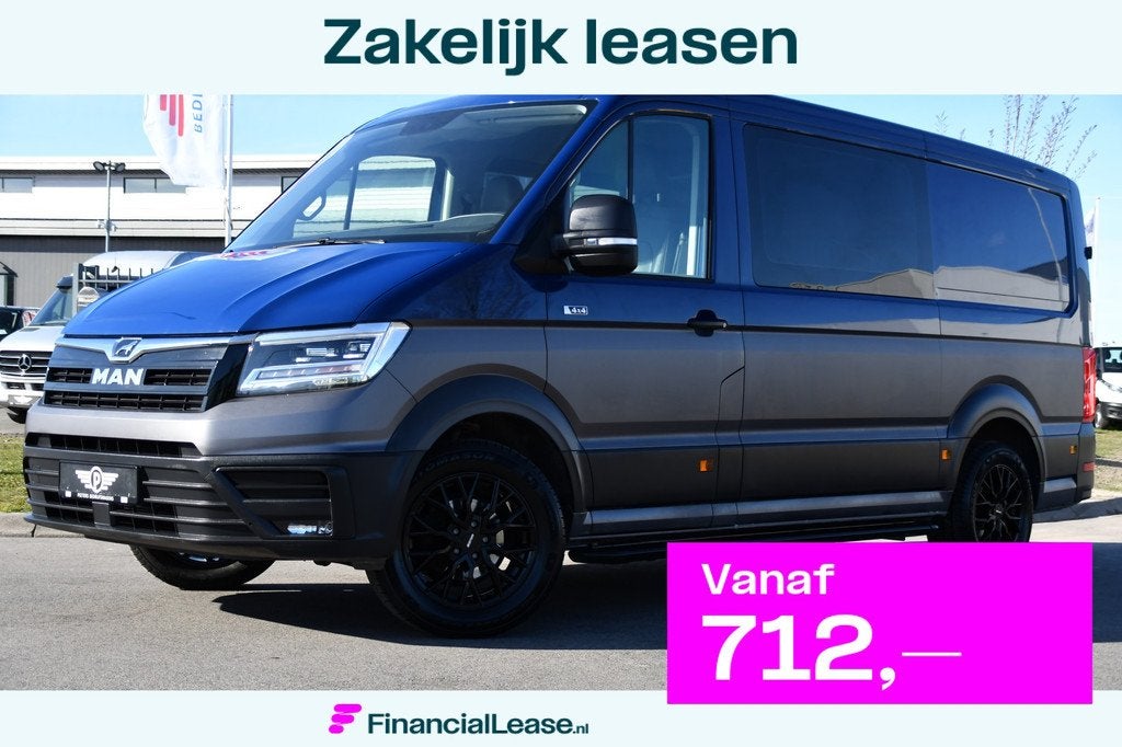 MAN TGE 3.180 35 2.0 L3H2 4x4 DC Cruise, Camera, Carplay, LE, Automaat, Stof, Gebruikt, Euro 6