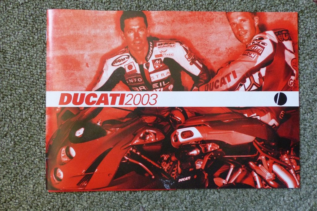 folder motor Ducati 2003, Ophalen of Verzenden, Zo goed als nieuw, Motoren