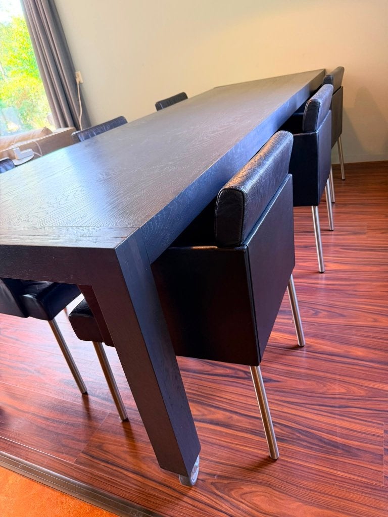 Tijdloze eettafel vergadertafel - Renew-Id - 290 x 90 cm, Huis en Inrichting, Tafels | Eettafels, Ophalen, Gebruikt, Modern, tijdloos