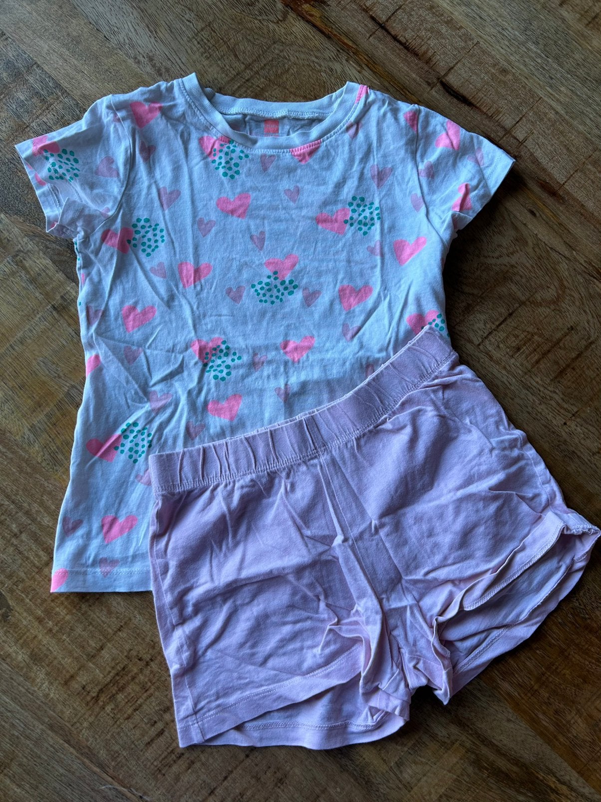 Zomer pyjama Hema meisje 122/128, Ophalen of Verzenden, Zo goed als nieuw, Meisje, Nacht- of Onderkleding