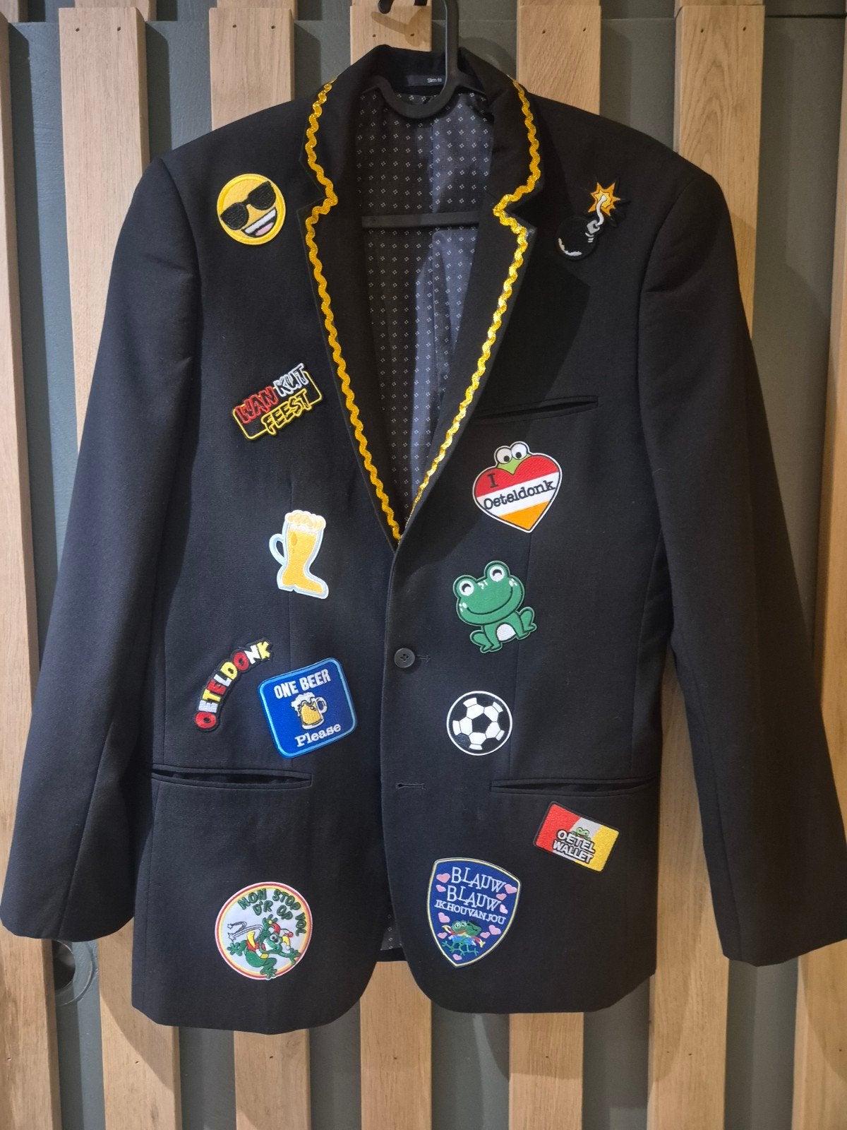 Carnavalsjasje Oeteldonk stijl - Kiabi, Carnaval, Maat 48/50 (M), Kiabi, Ophalen of Verzenden