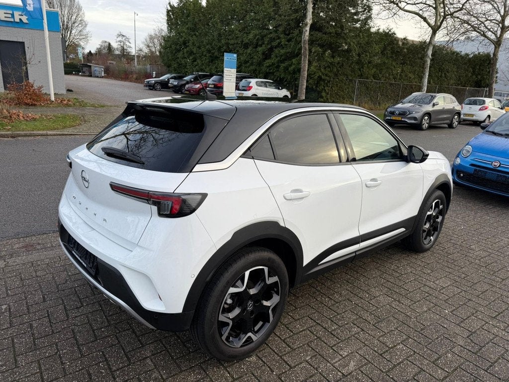 Opel Mokka 1.2 Turbo Ultimate Automaat, Navi Dealer auto, Auto's, Opel, 1195 kg, Gebruikt, 1199 cc, Wit