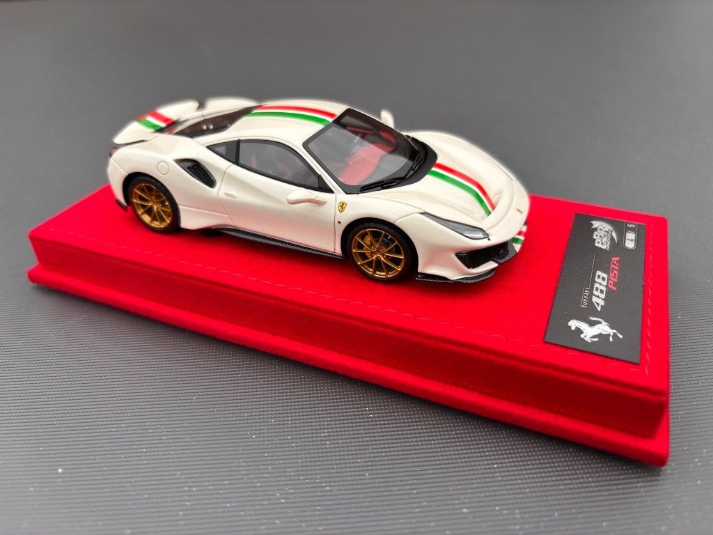Ferrari 488 Pista BBR 1:43 NIEUW ! C4F, Hobby en Vrije tijd, Overige merken, BBR, Auto, .